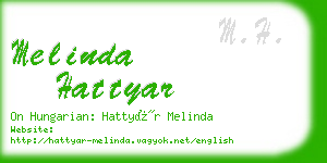 melinda hattyar business card